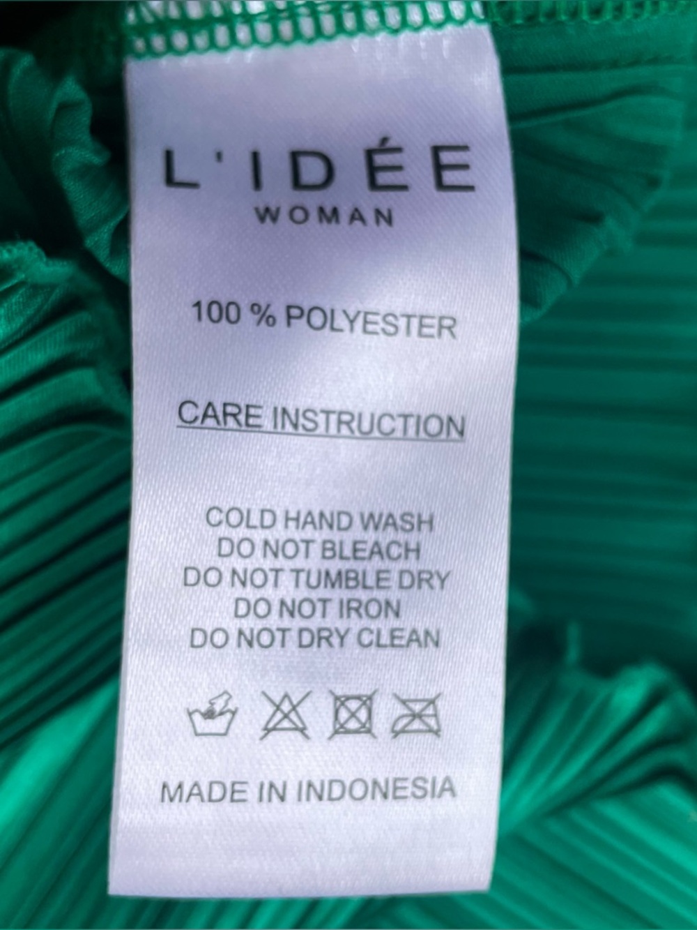 L'IDEE Sirene Plissé Off-Shoulder Puff-Sleeve Column Dress Emerald Green 10 NWT - Picture 13 of 16